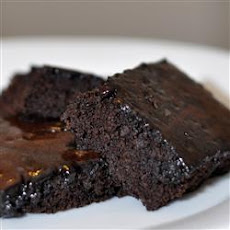 Make-Ahead Glazed Brownies