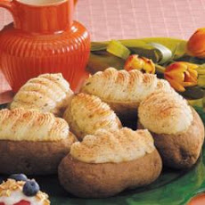 Garlic Twice-Baked Potatoes