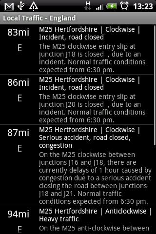 Local Traffic - England