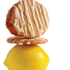 Lemon-Glazed Candied-Ginger Cookies