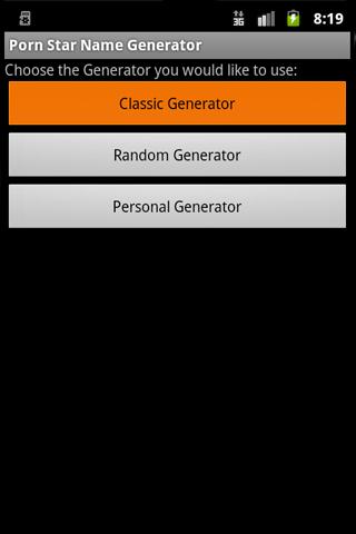 Porn Star Name Generator