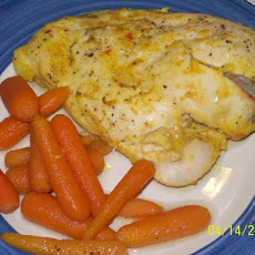 Honey-Mustard Chicken With Glazed Baby Carrots