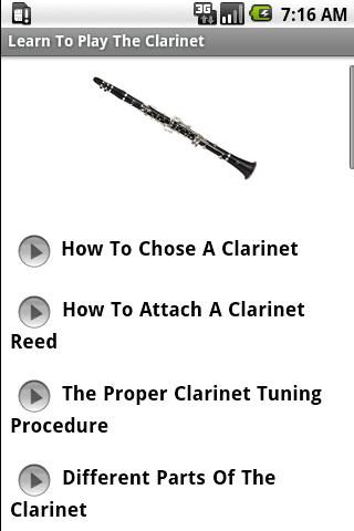 Learn To Play The Clarinet