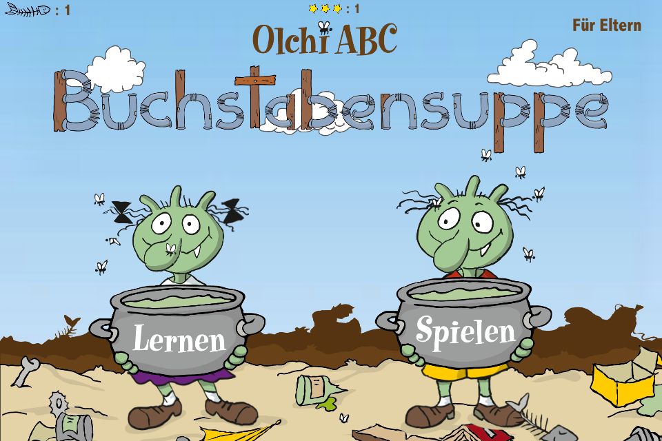 Android application Olchi ABC - Buchstabensuppe screenshort