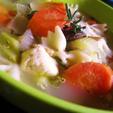 Lemony Chicken Noodle Soup