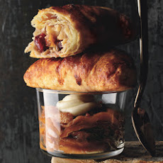 Golden Delicious Apple and Cheddar Turnovers with Dried Cranberries