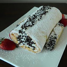 Cannoli Cake Roll