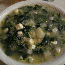 Quinoa Corn and Spinach Chowder