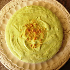 Frozen Lime-Macaroon Cheesecake