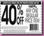 AC Moore Coupon 40%