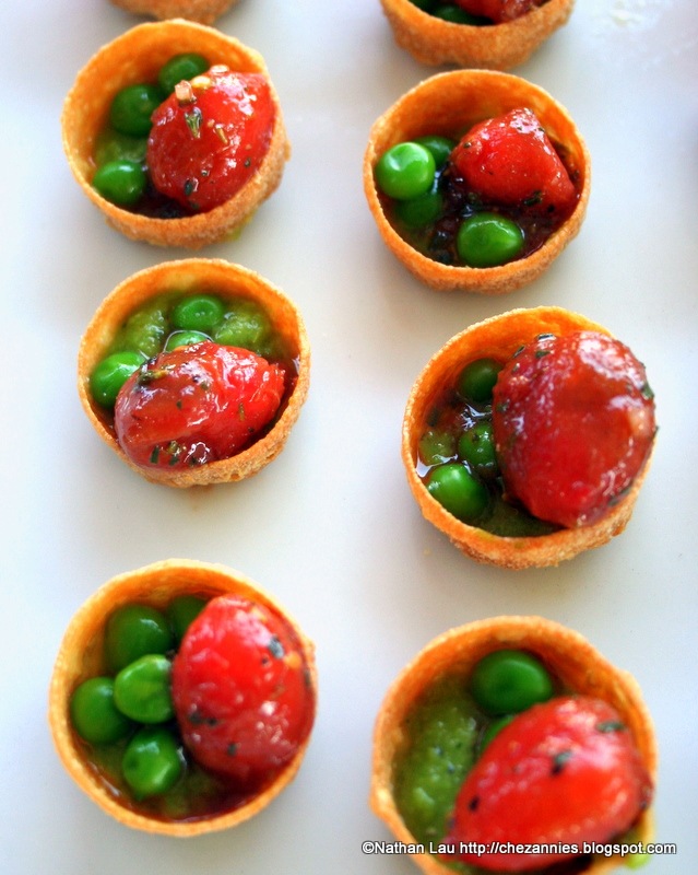 [gardiners resort poached tomatoes with peas and pea mint puree[2].jpg]