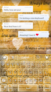 How to install Lovely Wood GO Keyboard 1.284 apk for android