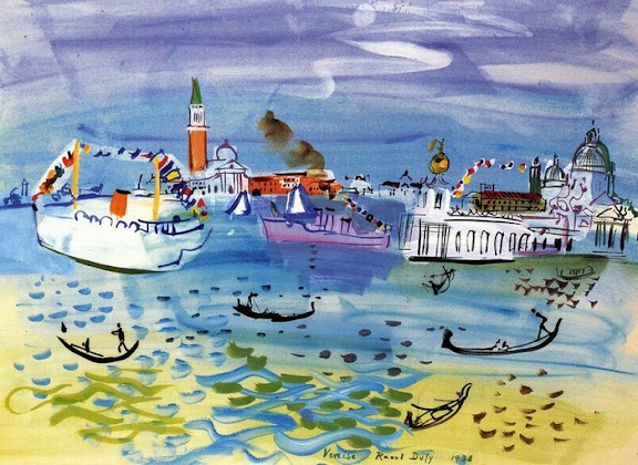 Raoul Dufy - Musée d'Art moderne  dans EXPOSITIONS Venise%2CLaDogana_1938_NC