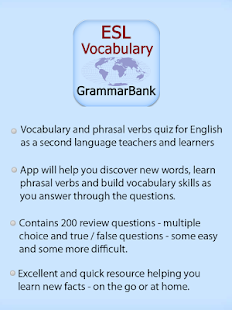 How to get ESL Vocab Quiz - GrammarBank lastet apk for pc