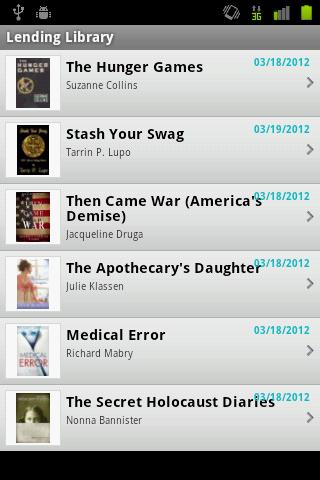 Lending Library for Android