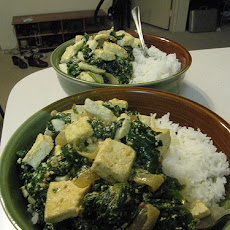 Saag Tofu (Indian Tofu With Spinach)
