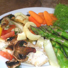 Red Snapper with Fennel & Mushrooms