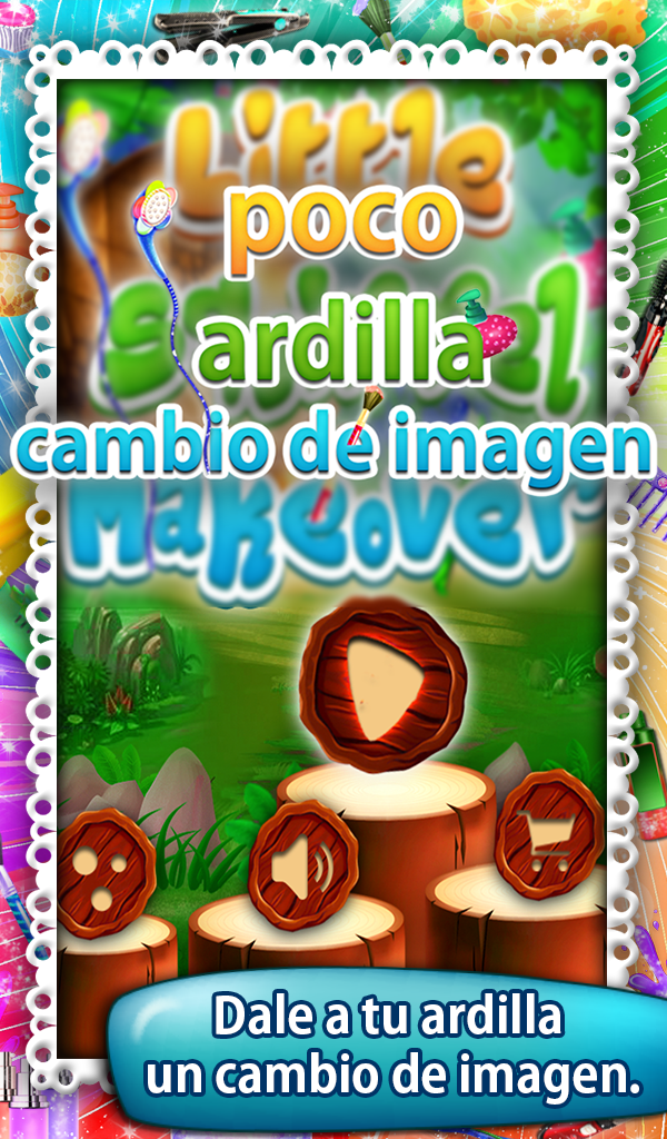 Android application Little Squirrel Makeover screenshort