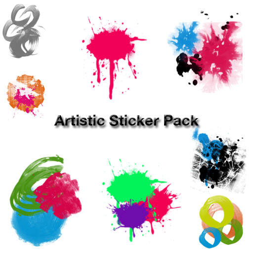 Artistic Sticker Pack LOGO-APP點子