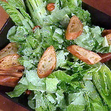 Hearts of Romaine with Spicy Garlic Ranch Dressing