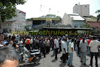 crowd at Court Malai Temple