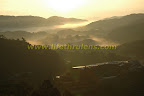 Sun and mist