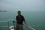 Penang bridge can be seen in the background. Not clear due to hazy weather Penang bridge can be seen in the background. Not clear due to hazy weather