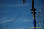 fighter jet doing 360-turn
