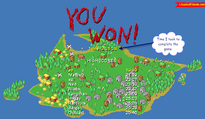 Breaking the Tower game end Took me over 2 hours to finish the game.