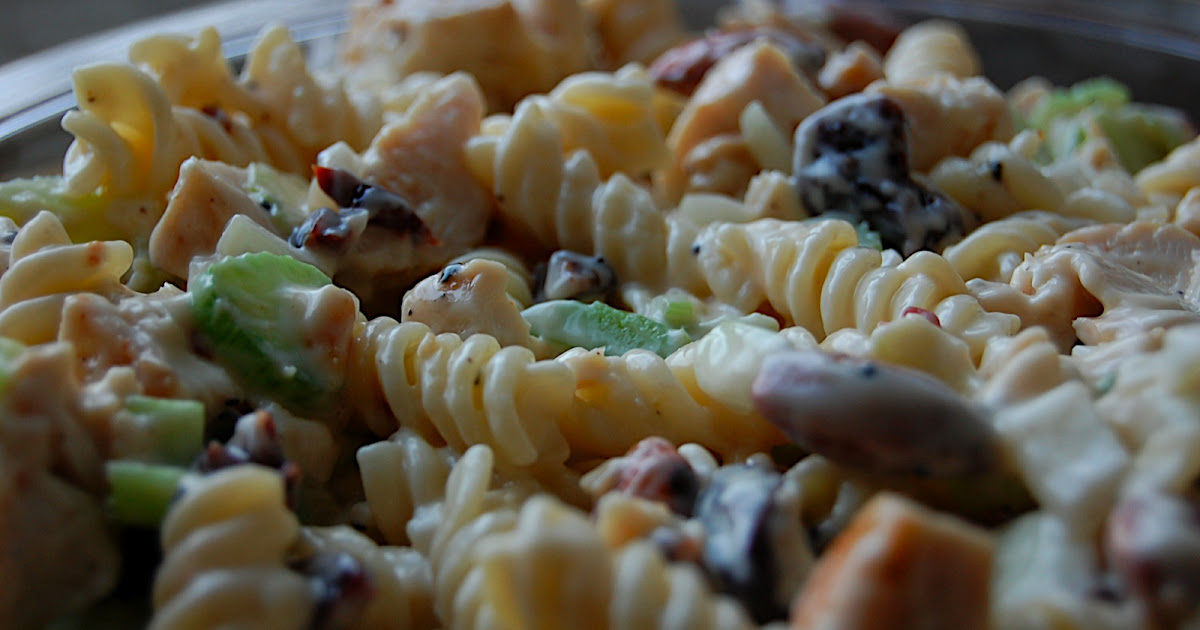 Savory Spicy Sweet Kowalski's Cherry Chicken Pasta Salad