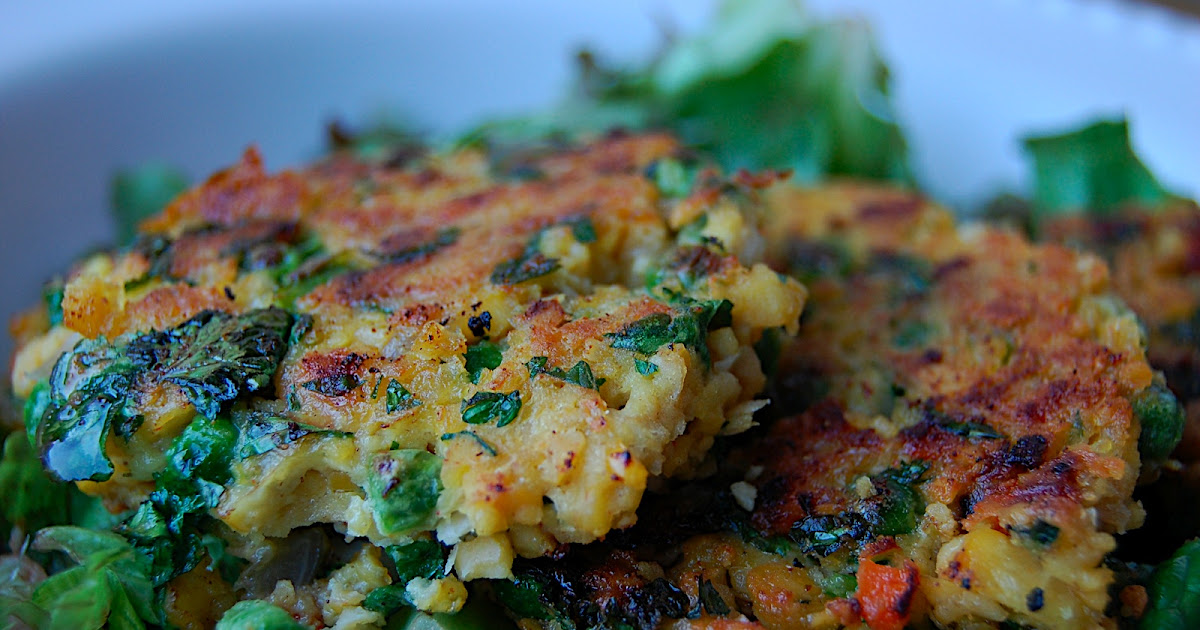 Savory Spicy Sweet Chickpea Patties