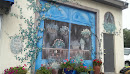 Flowers On A Window Mural