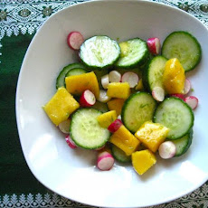 Mango & Radish Salad With Lime Dressing