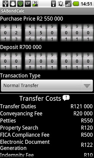 South African Bond Calculator