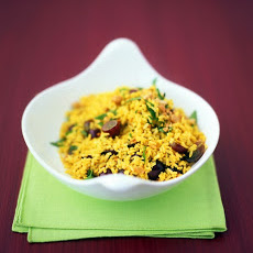 Curried Rice Salad With Grapes