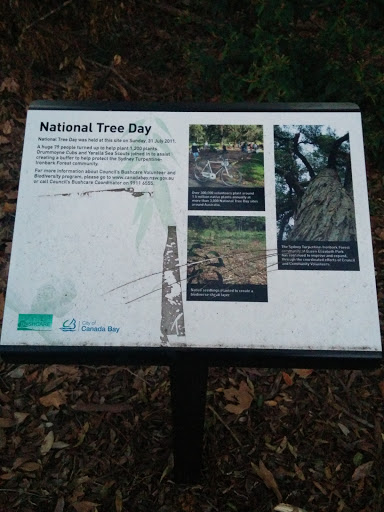 National Tree Day Plaque