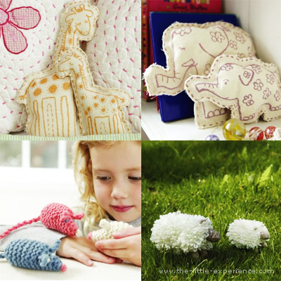 Creative kits - knitting, building, stitching - for children