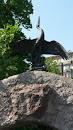 Bird Statue in Moscow Zoo