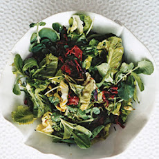 Crisp Winter Lettuces with Warm Sweet-and-Sharp Dressing