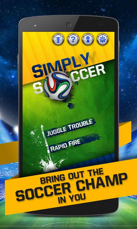 Android application Fantasy Simply Soccer screenshort