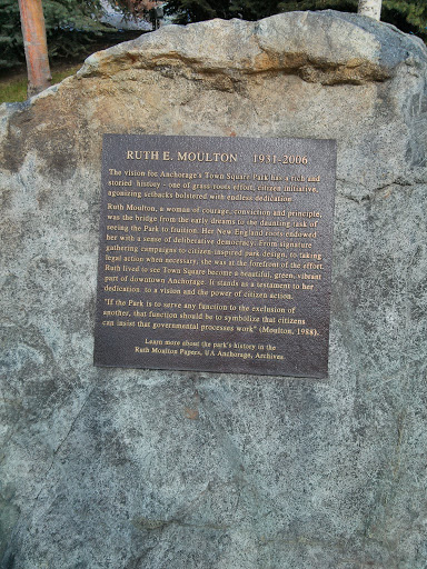 Ruth E. Moulton Memorial at Town Square