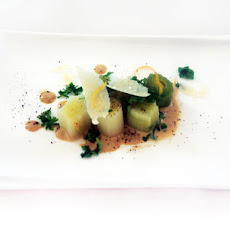 Leeks with Egg and Lemon Anchovy Vinaigrette