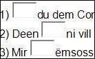 Exercices luxembourgeois