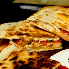 Chicken and Roasted Red Pepper Quesadillas