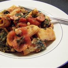 Bean and Sausage Rigatoni