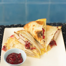 Quesadillas with Chutney and Brie