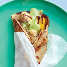 Turkey Kebabs with Creamy Tomatillo Sauce