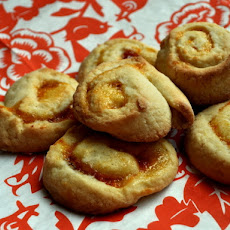 Apricot-Orange Swirls