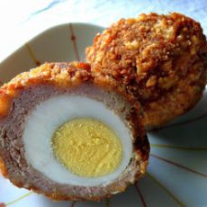 Scotch Egged Turkey Meat Balls