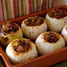 Cornbread, Pecan, and Salt Pork–Stuffed Onions Recipe